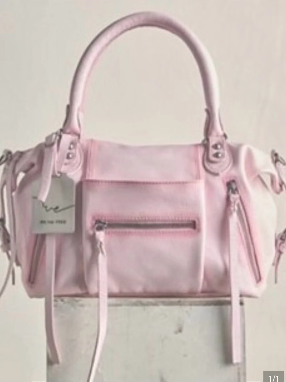 Free People Baby Peony Emerson Leather Bag